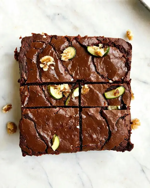 Brownie Vegano Húmedo de Calabacín