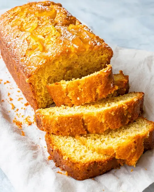 Budín Cítrico y Esponjoso Sin Azúcar