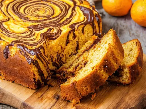 Budín marmolado casero
