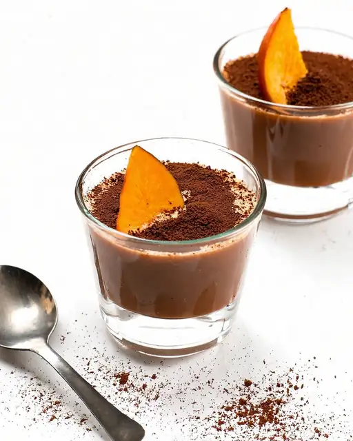 Budín Vegano Cremoso de Caqui y Cacao con 2 Ingredientes