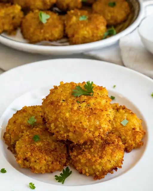 Buñuelos de Arroz Especiados con Nuez Moscada