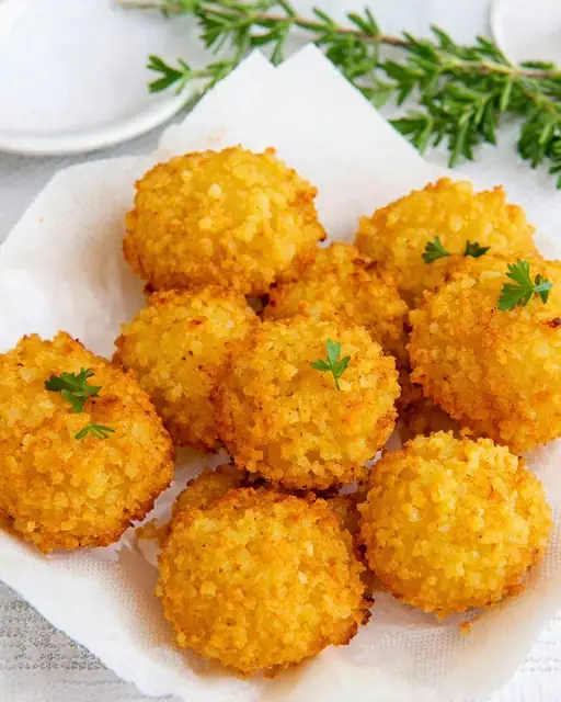Buñuelos de Arroz: Textura Esponjosa al Bicarbonato