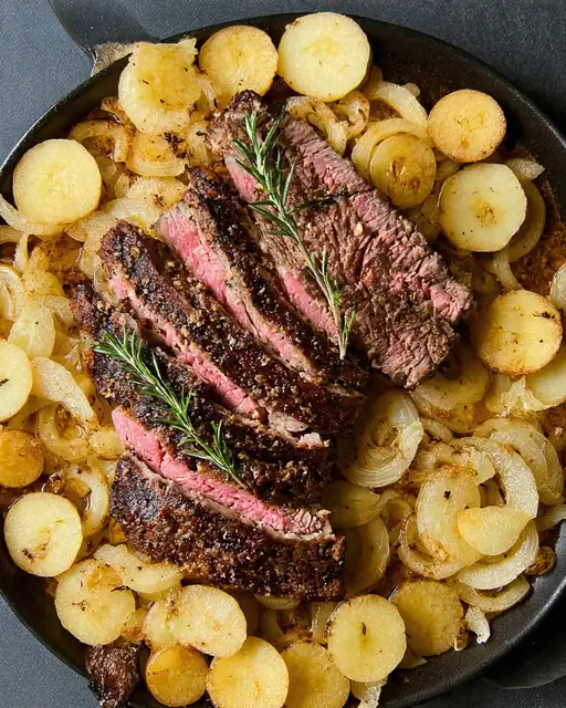 Carne al Horno con Papas Españolas Fit