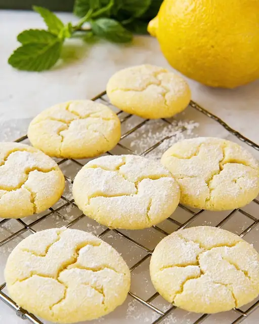 Cookies Keto de Limón con Aceite de Coco (Sin Azúcar ni Harina Refinada)