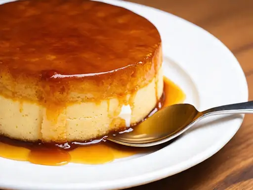 Flan proteico sin azúcar
