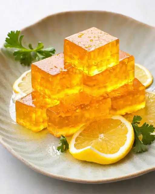 Gelatina de Gallina al Limón