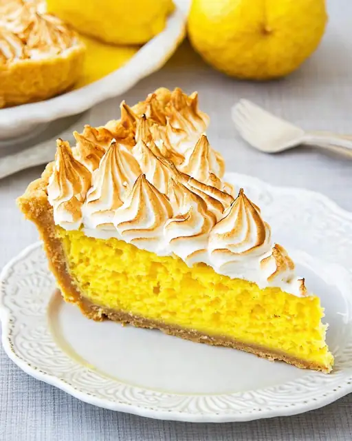 Lemon Pie saludable con merengue y base nutty