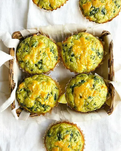 Muffins Proteicos de Espinaca