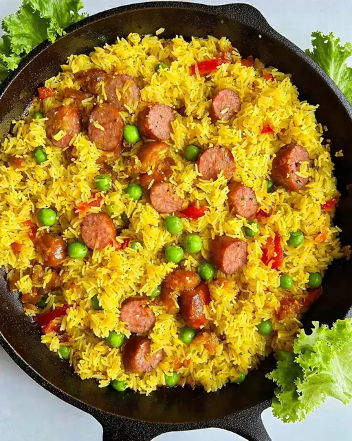 Paella Montañesa con Salchicha y Hortalizas