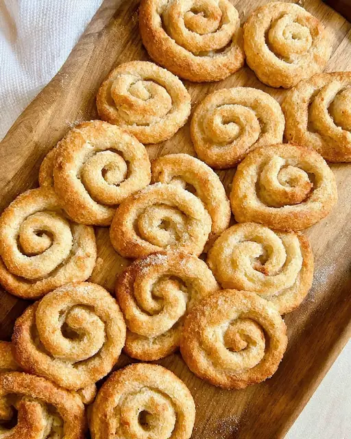 Palmeritas caseras sin harina ni leche