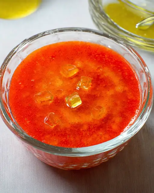 Sopa Fría de Tomate y Pepino