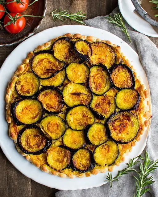 Tarta Rústica de Vegetales al Estilo Ratatouille