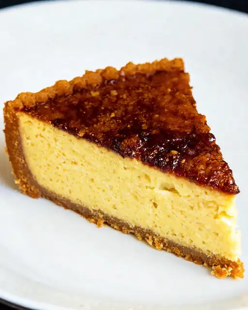 Tarta Vasca de queso Low Carb con suelo de almendra