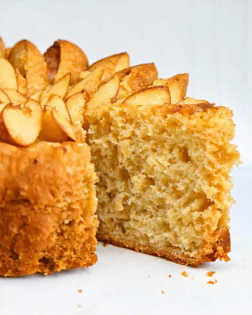 Torta Invisible de Manzana Saludable