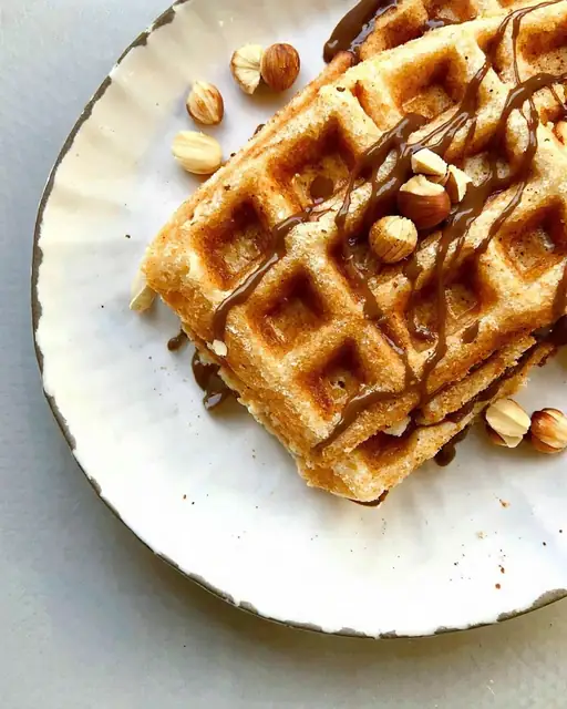 Waffles de Almendra y Psyllium Crujientes